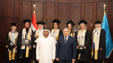 جامعة-الإسكندرية-وجامعة-حمدان-بن-محمد-الذكية-تحتفلان-بتخريج-أول-دفعة-من-برنامج-“ماجستير-العلوم-في-إدارة-الإبداع-والتغيير”