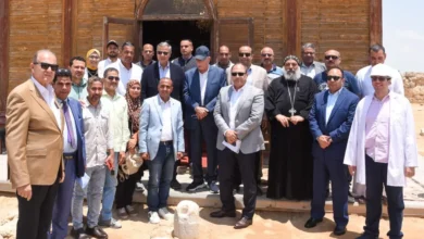 جولة-تفقدية-لمستشار-رئيس-الجمهورية-بدير-مارمينا-لمتابعة-أعمال-الترميم-وخفض-منسوب-المياه-الجوفية