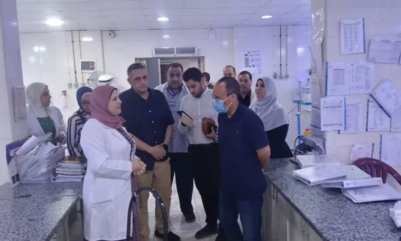 مساعد-وزير-الصحة-تفقد-3-مستشفيات-في-محافظة-كفر-الشيخ.-واشاد-بوحدة-غسيل-الكلى-«أطفال»-في-دسوق-العام