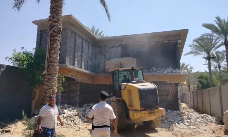 محافظة-الجيزة:-إزالة-١٣-حالة-بناء-مخالف-على-أراضي-الدولة-بمركز-كرداسة