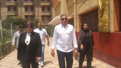 قبل-ساعات-من-الماراثون.-وكيل-وزارة-التعليم-بالجيزة-يتفقد-لجان-الثانوية-العامة-بمدارس-الدقي-والعجوزة