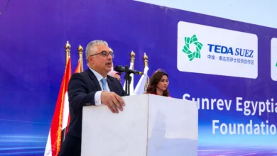 رئيس-اقتصادية-قناة-السويس-يشهد-وضع-حجر-الأساس-لمجمع-لإنتاج-مستلزمات-الطاقة-الشمسية-بالسخنة-باستثمارات-200-مليون-دولار