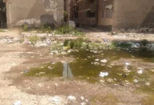 شوارع-مدينة-طابا-بنها-تغرق-بمياه-الصرف-الصحى