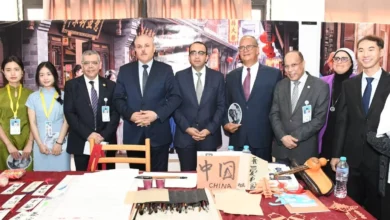 معرض-وملتقى-ثقافي-متنوع-في-“شارع-الوافدين”-بجامعة-القناة