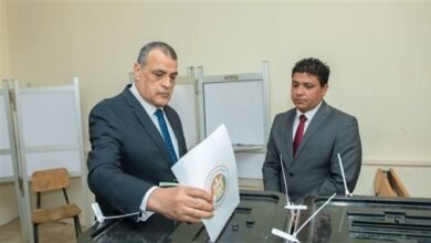 وزير-الدولة-للإنتاج-الحربي-يُدلي-بصوته-في-انتخابات-مجلس-الشيوخ