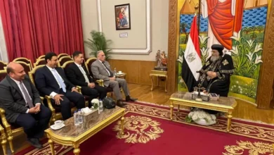 خاص:-البابا-تواضروس-يستقبل-رئيس-نادي-قضاة-مصر
